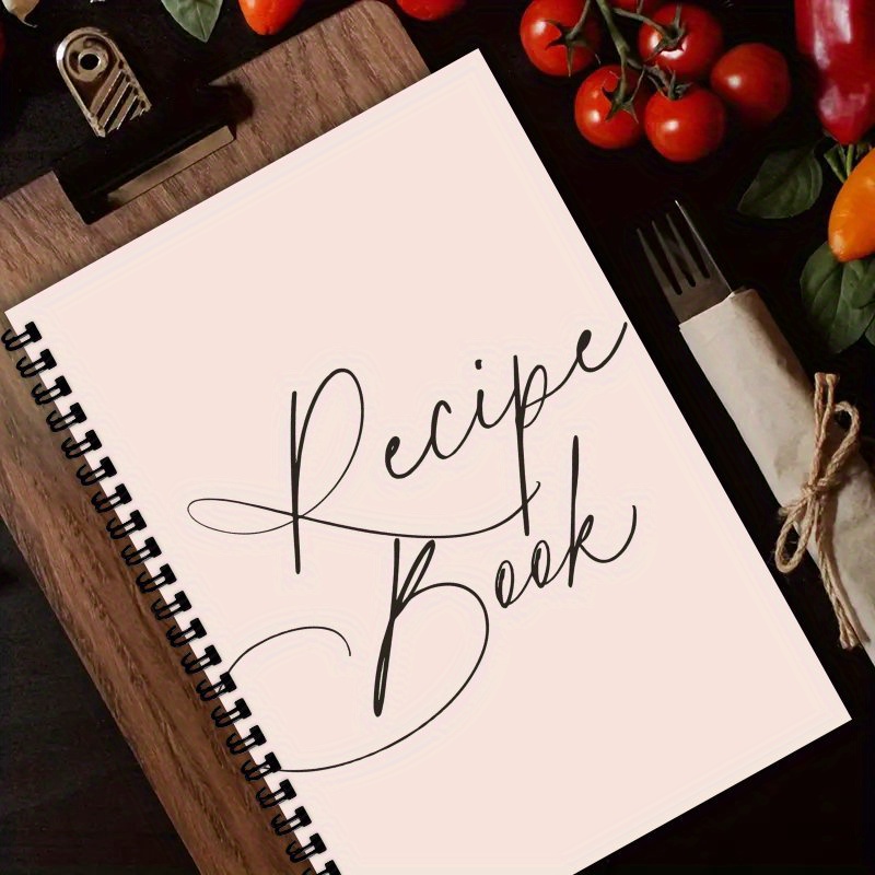 Cocktail Recipe Book - Książka z przepisami na spirali formatu