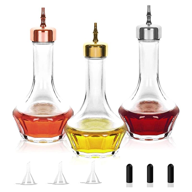 Bitters Bottle Set - Zestaw butelek A04G-Bitters, 3 sztuki -