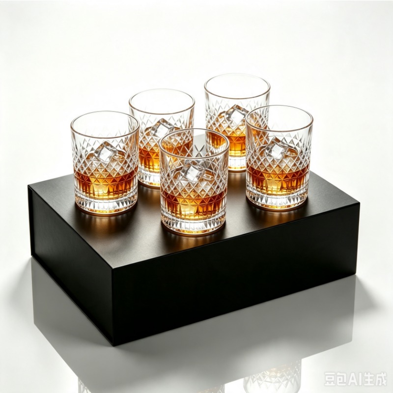 Old Fashioned Glass - Klasyczne kieliszki do whisky z luksusowym