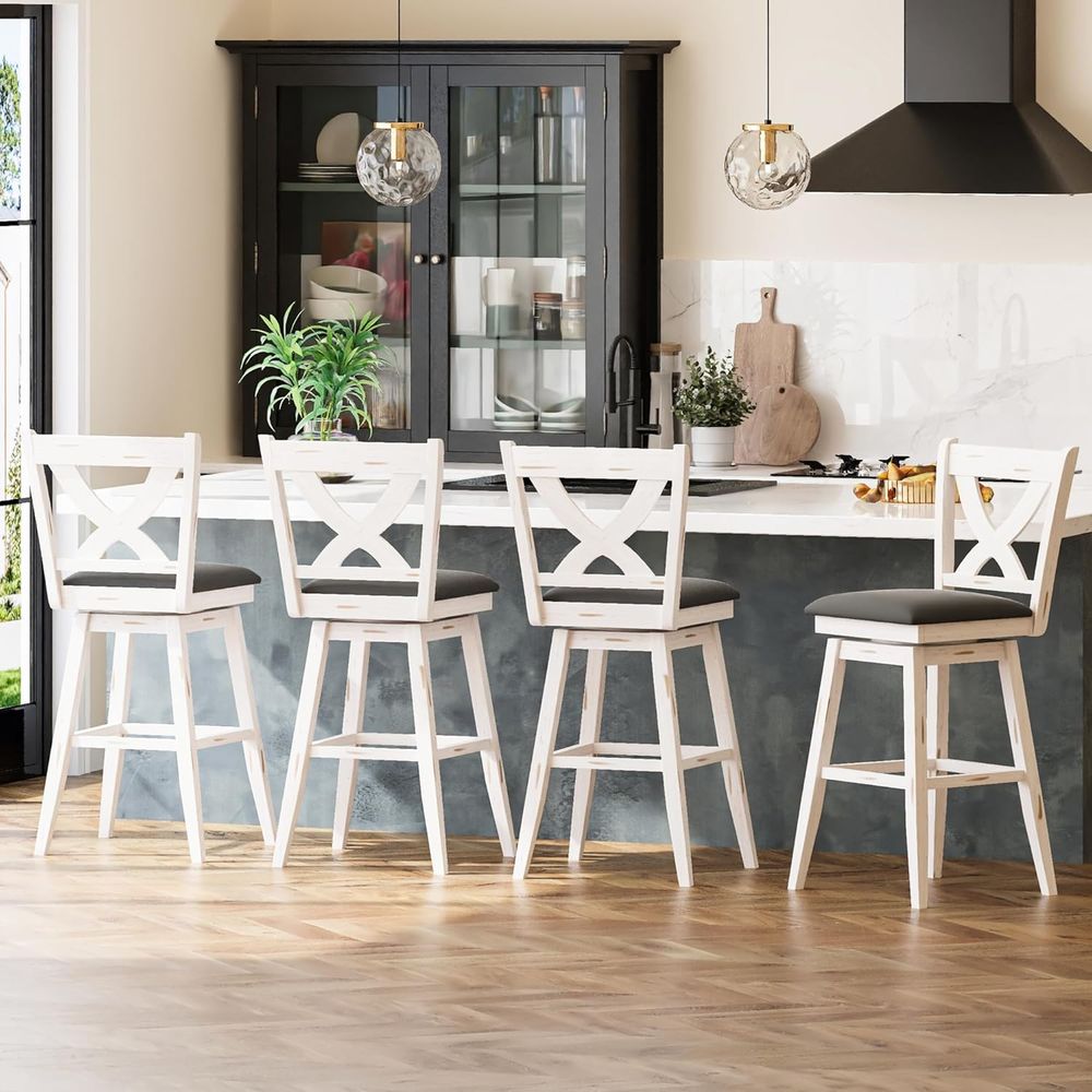 Zestaw 2 obrotowych krzeseł ba – Home Bar Stools recenzja i cena