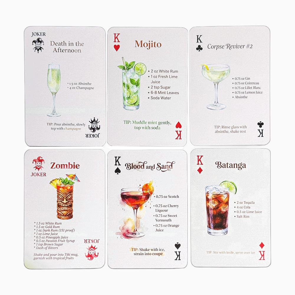 Talia 54 kart z oryginalnymi p – Cocktail Recipe Book recenzja i cena