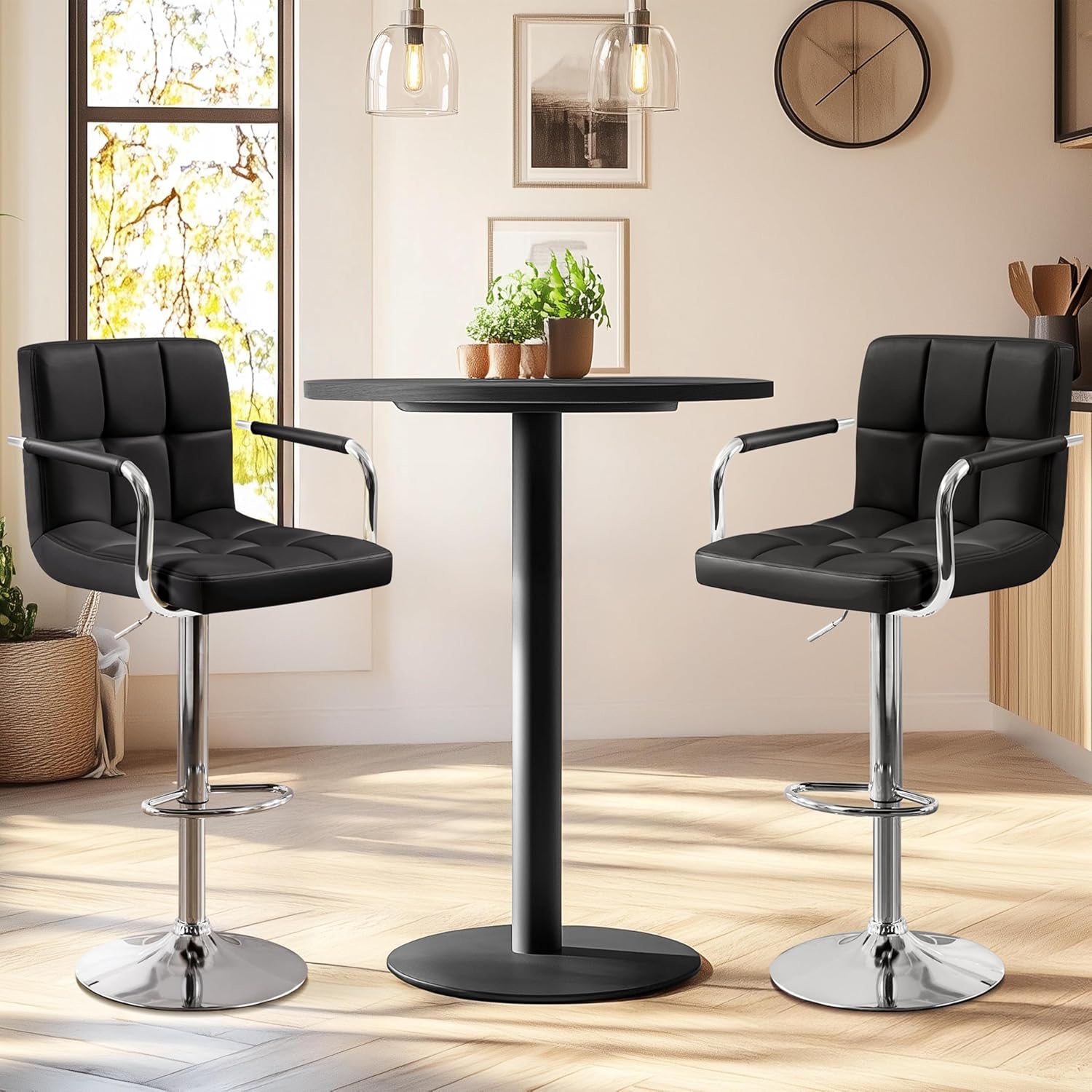 Zestaw 2 stołków barowych, obr – Home Bar Stools recenzja i cena