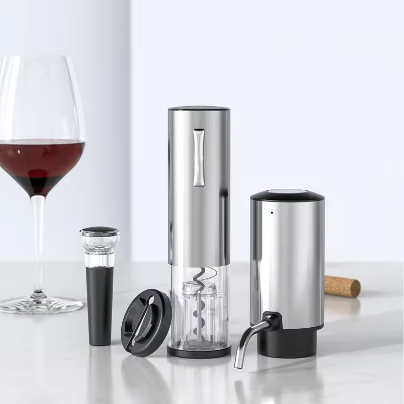 Elektryczny otwieracz do wina  – Home Bar Set recenzja i cena