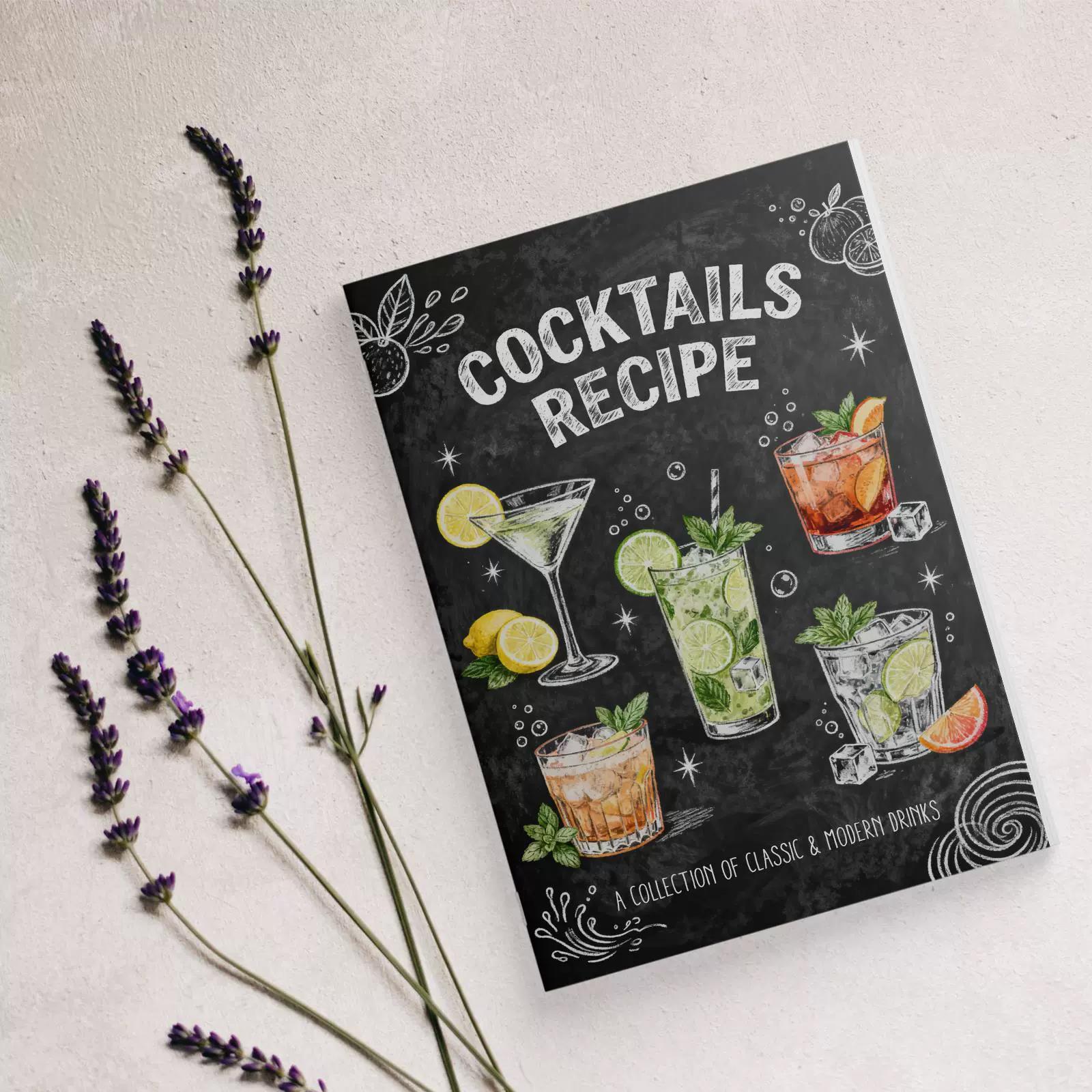Klasyczna i nowoczesna książka – Cocktail Recipe Book recenzja i cena