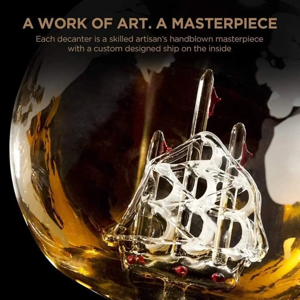 NANCIHUI kreatywny szklana kar – Decanter Globe Set recenzja i cena