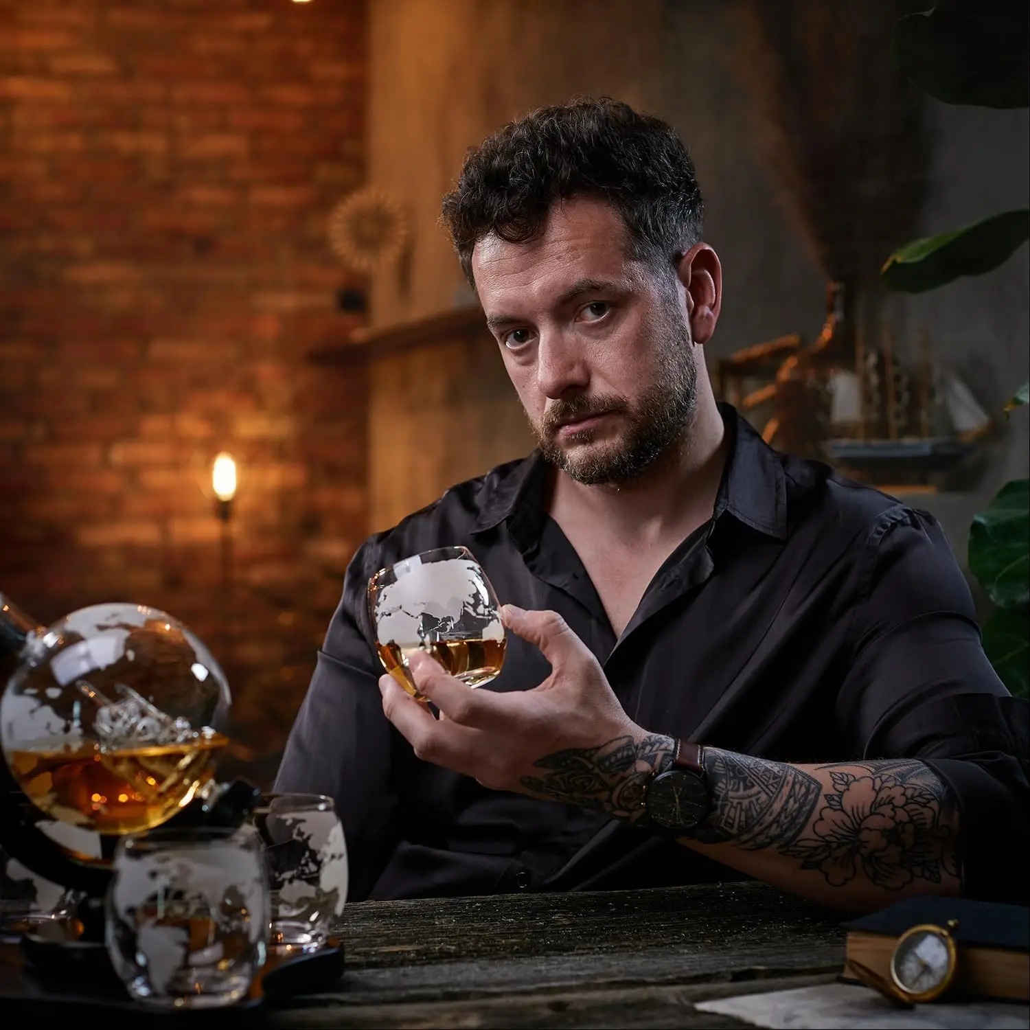 NANCIHUI kreatywny szklana kar – Decanter Globe Set recenzja i cena