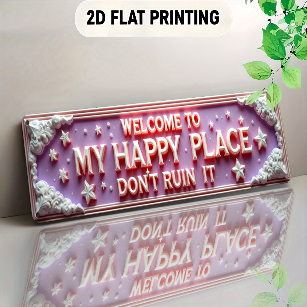 Metalowy znak 2D, aluminium, a – Home Bar Word recenzja i cena