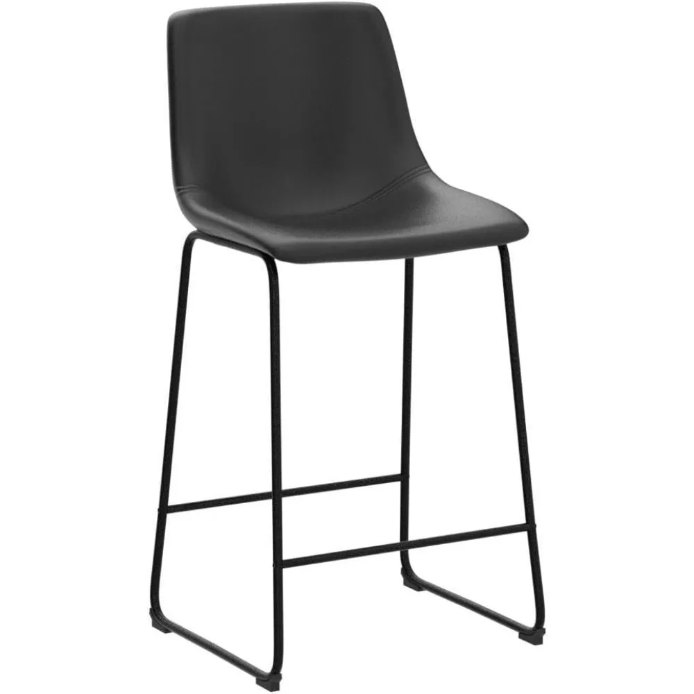 Czarny zestaw stołków barowych – Home Bar Stools recenzja i cena