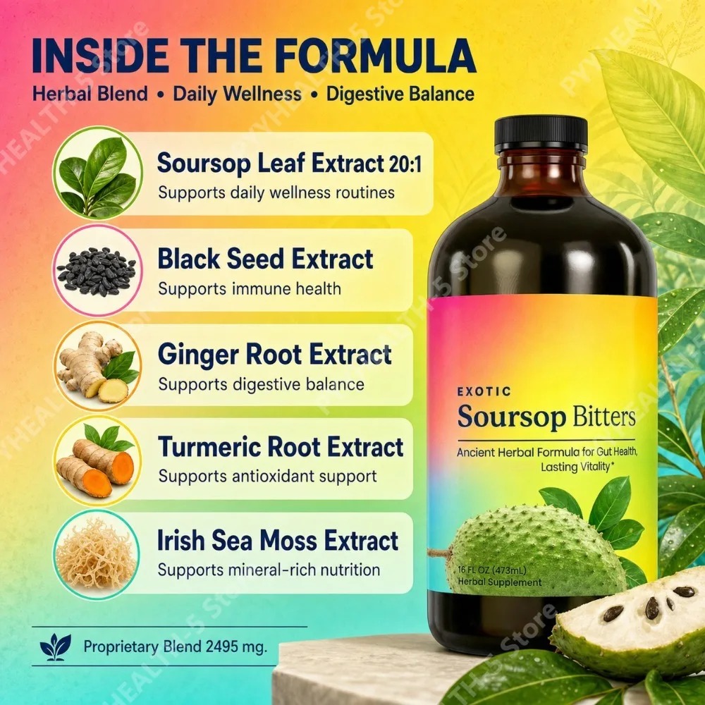 Herbal Soursop Bitters Liquid  – Bitters Bottle Set recenzja i cena
