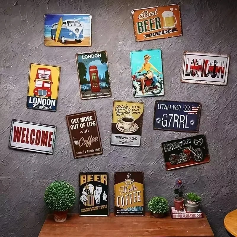 Vintage żelazna tabliczka ście – Home Bar Word recenzja i cena